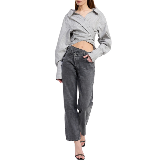 christelle wrap shirt