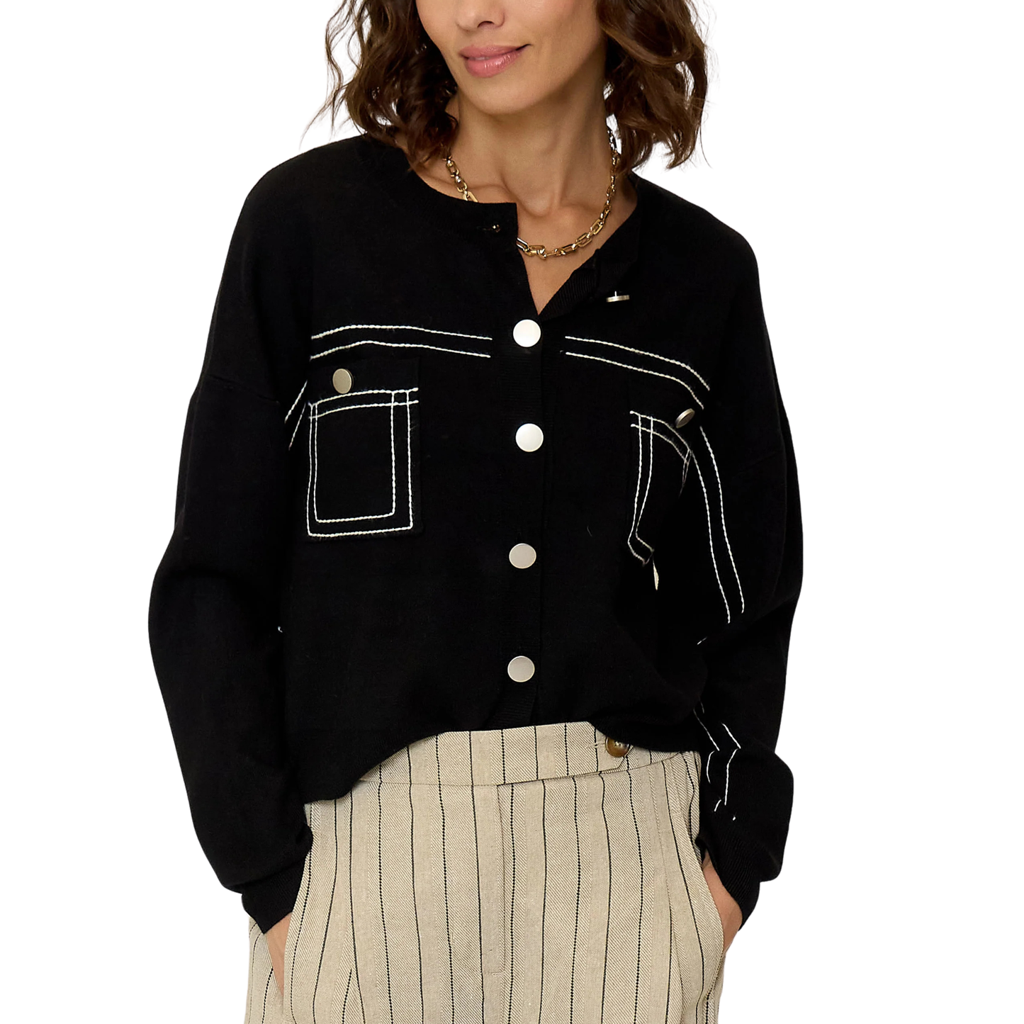 olive cardigan
