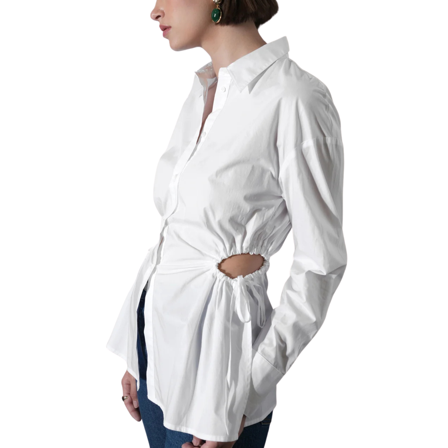 naira drawstring shirt