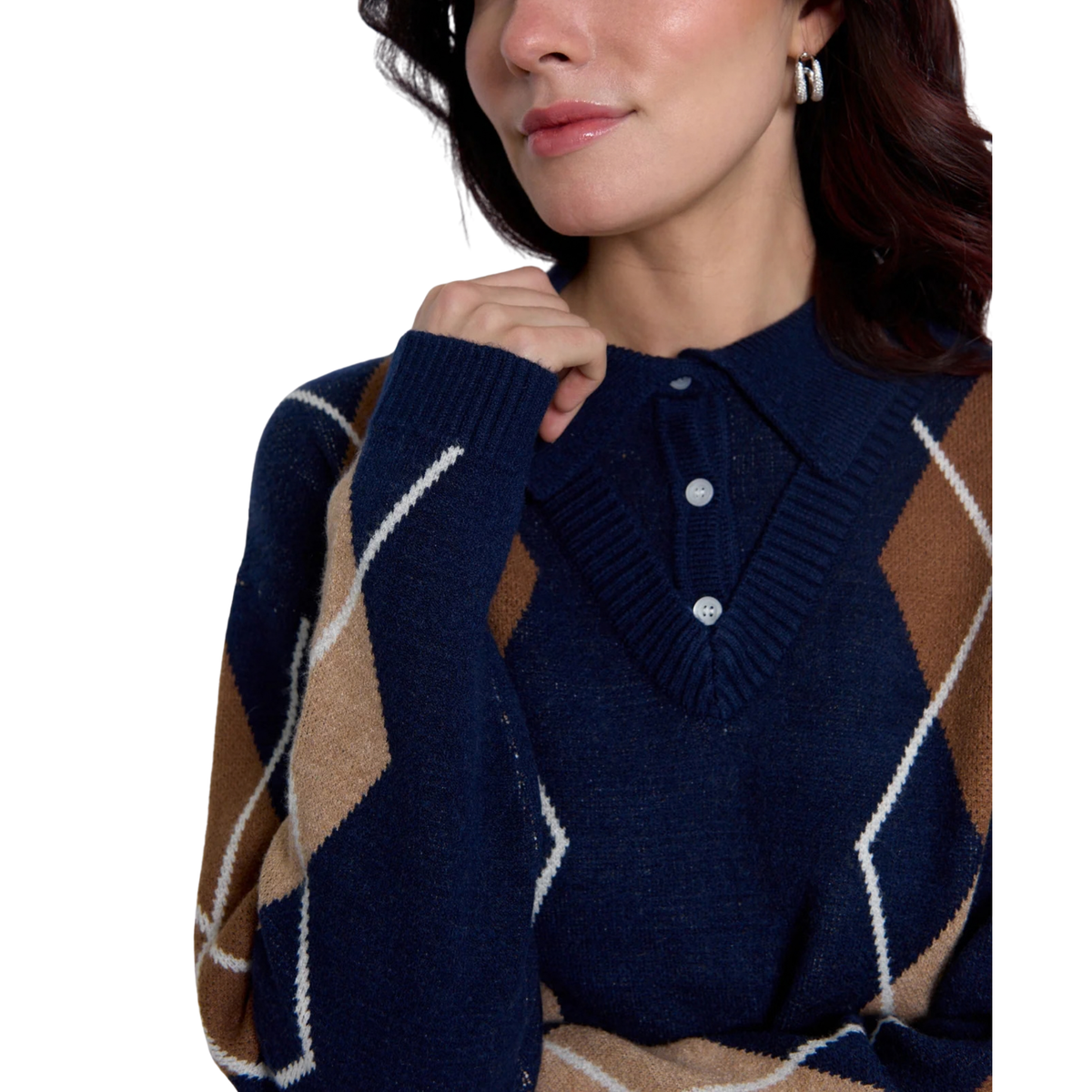 astrid argyle sweater