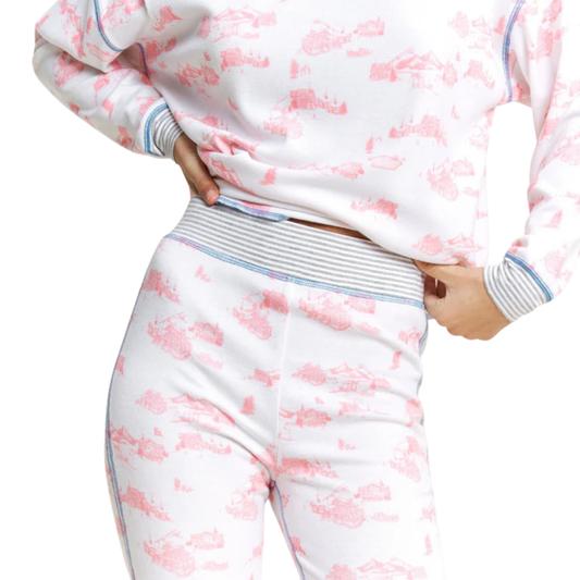 holiday henley pj set