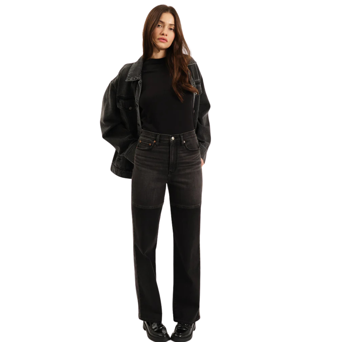 city straight dbl dip jean