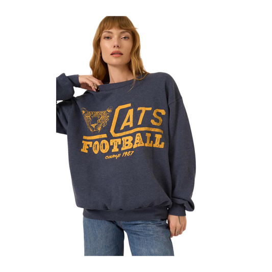 cats football sweatshirt