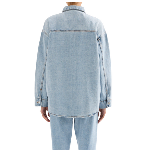 organic denim overshirt