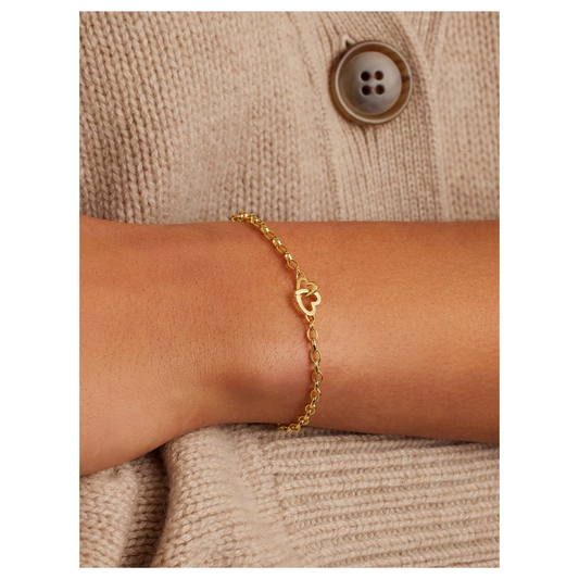 parker heart mini bracelet