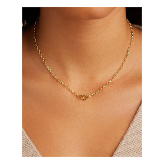 parker heart mini necklace
