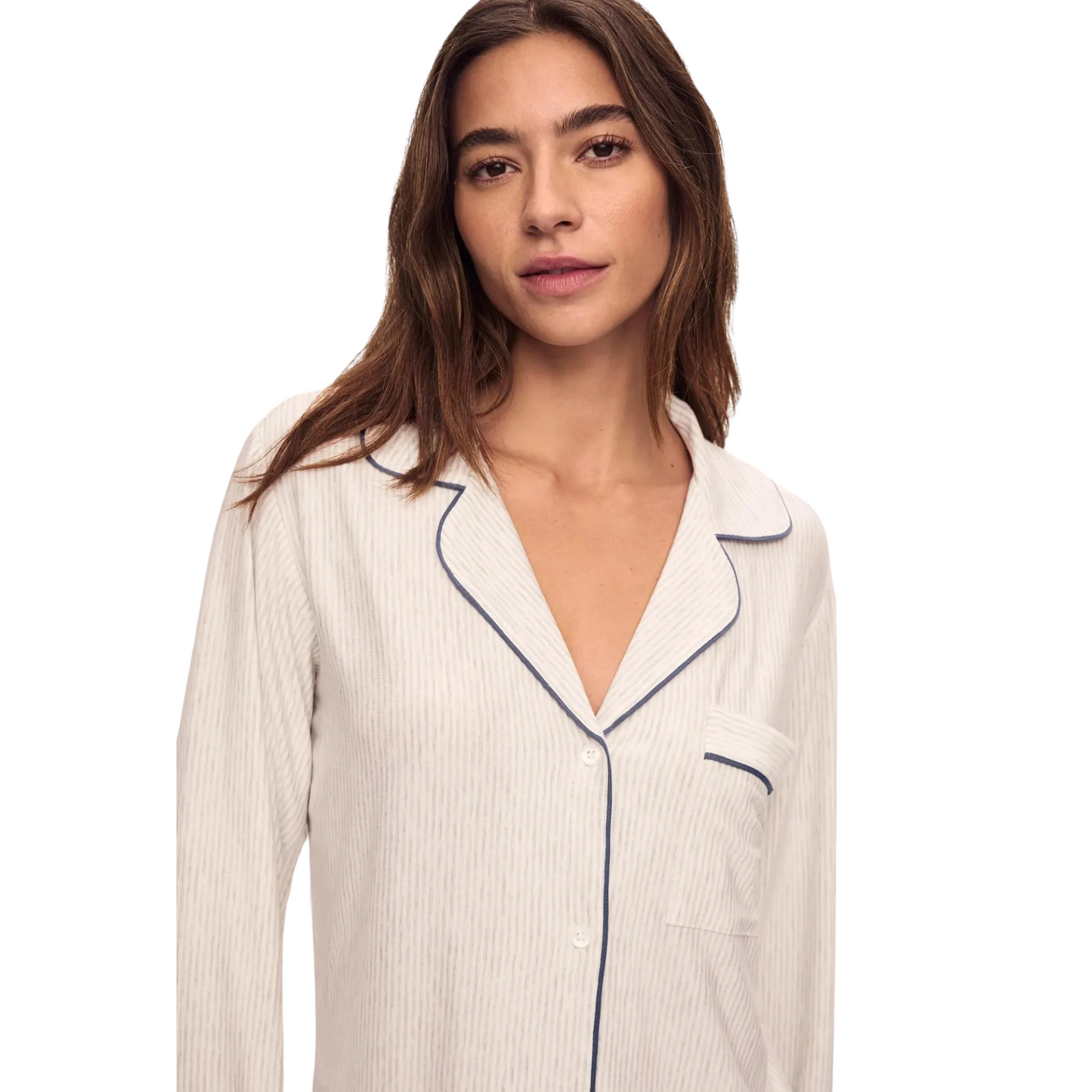 gisele printed long pj set
