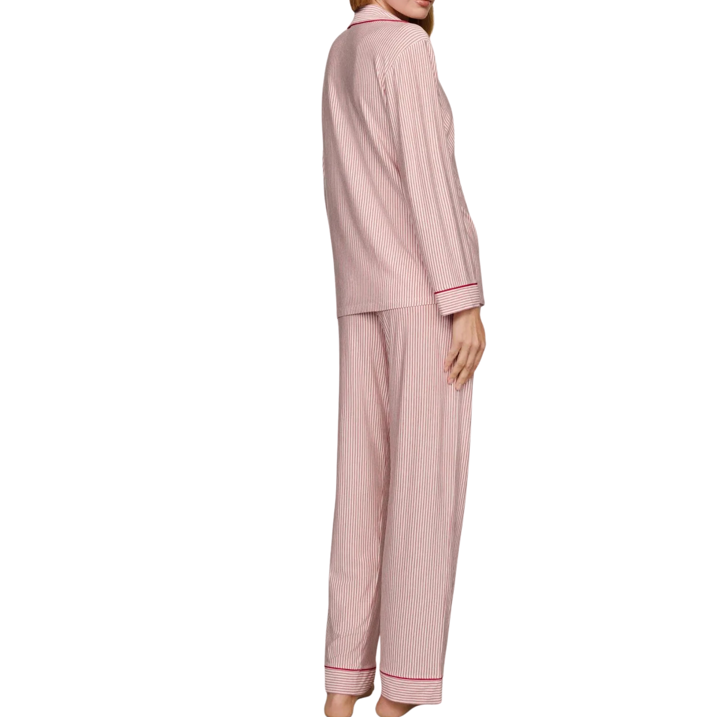 gisele printed long pj set