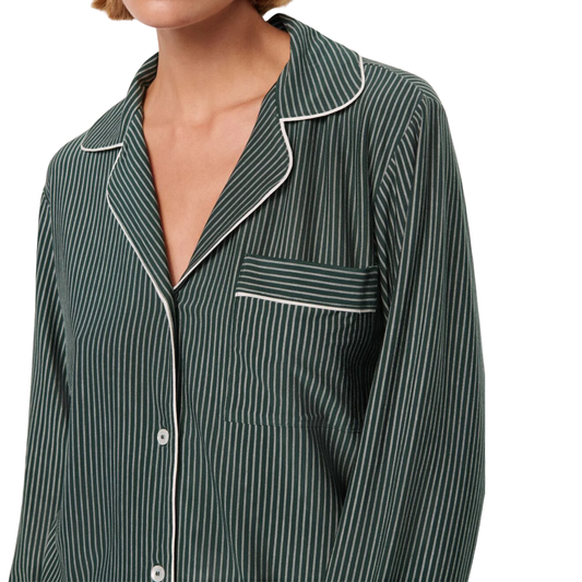 gisele printed long pj set