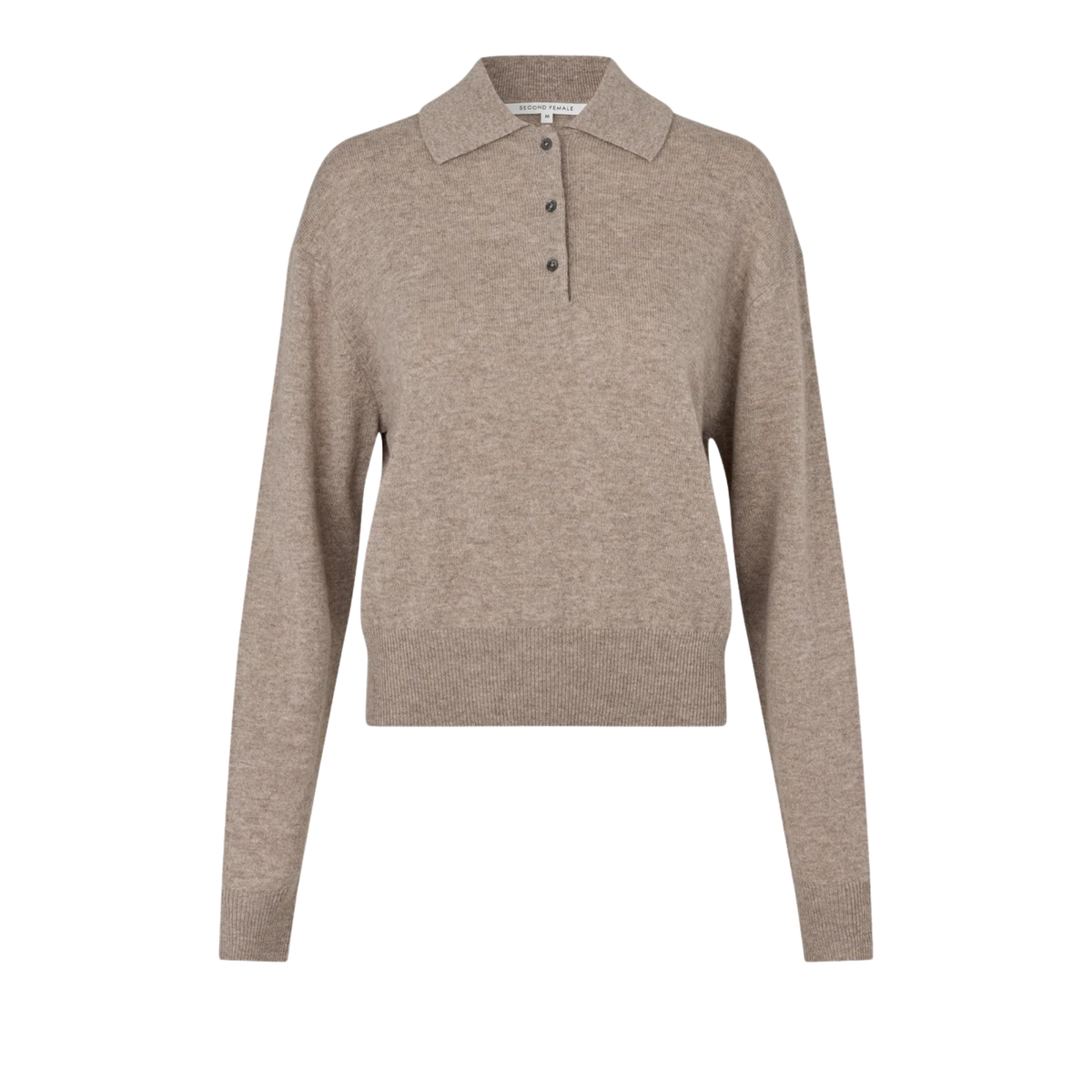 longo polo knit