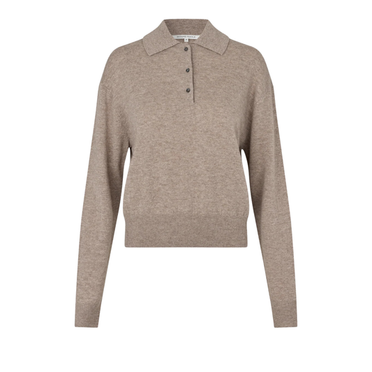 longo polo knit
