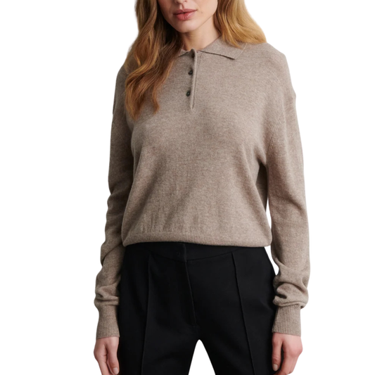 longo polo knit