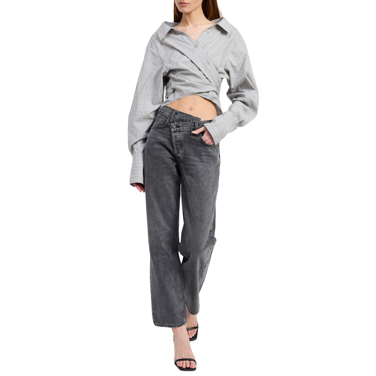 christelle wrap shirt