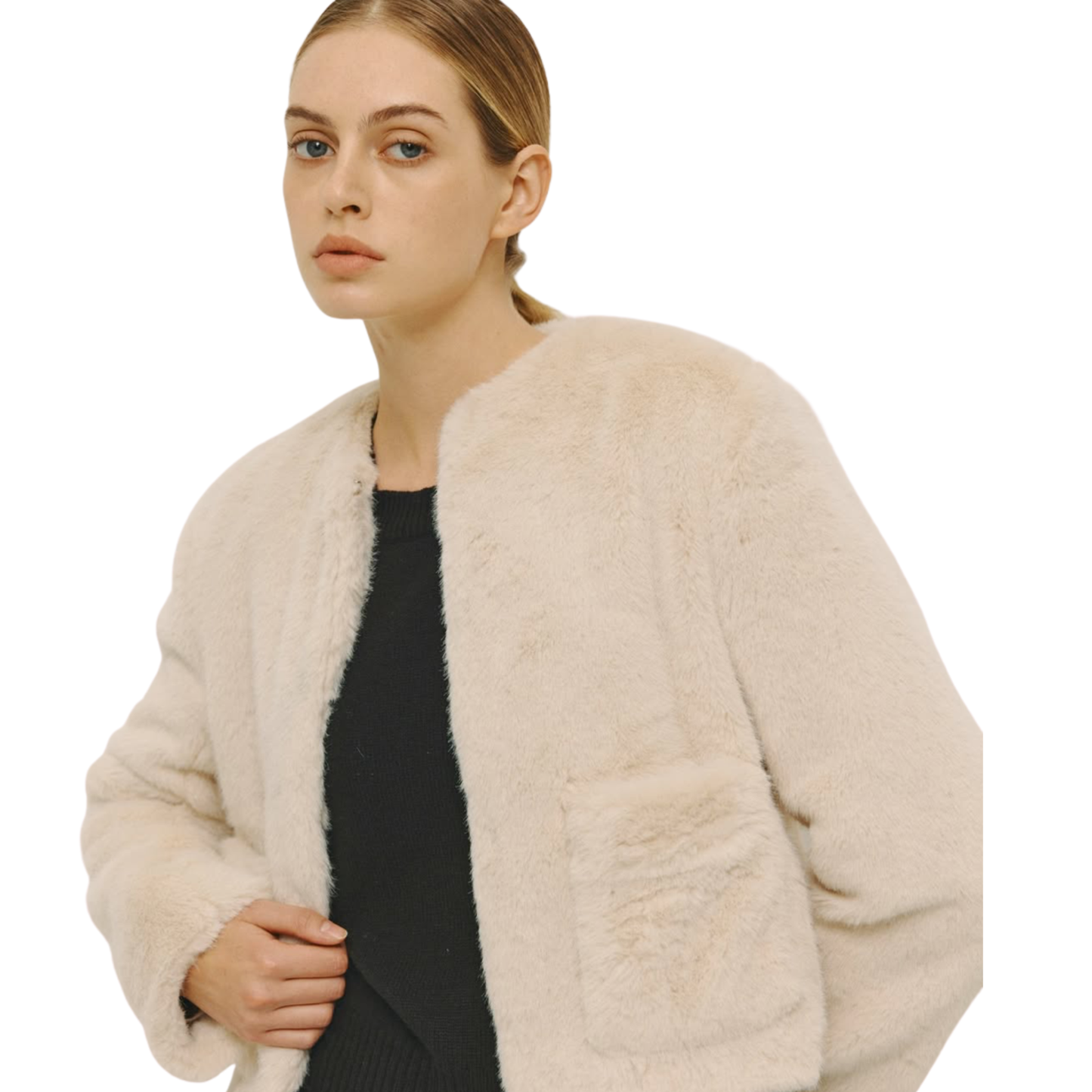 rye faux fur jacket