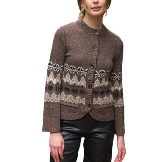fair isle cardigan