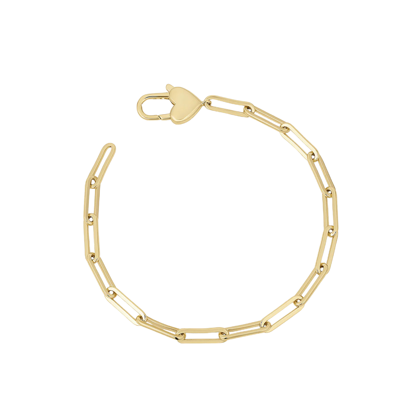 heart padlock bracelet