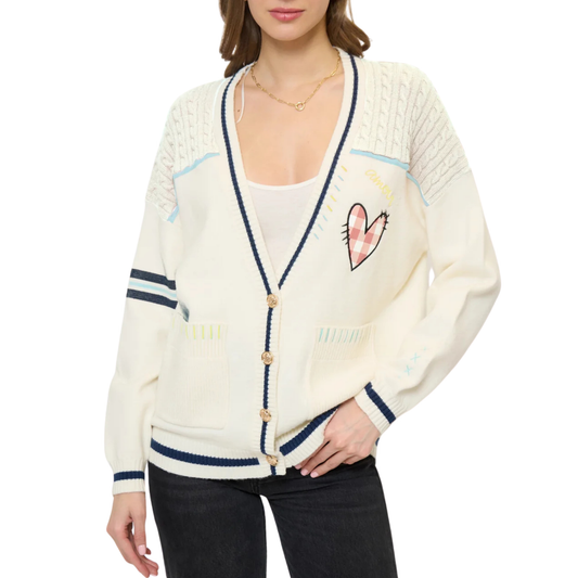 heart patch cardi