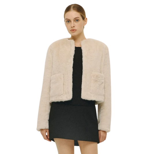 rye faux fur jacket