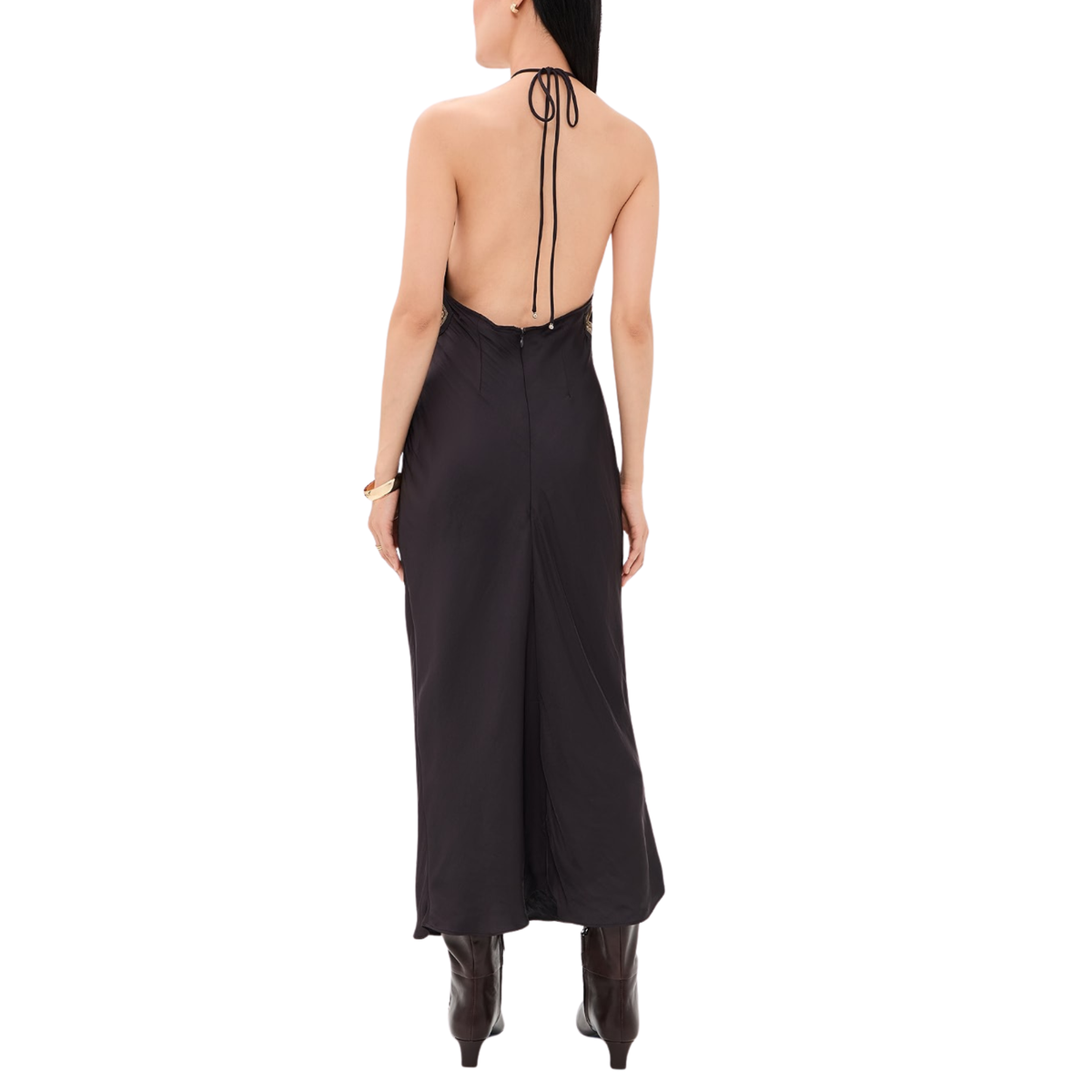 citrine midi dress