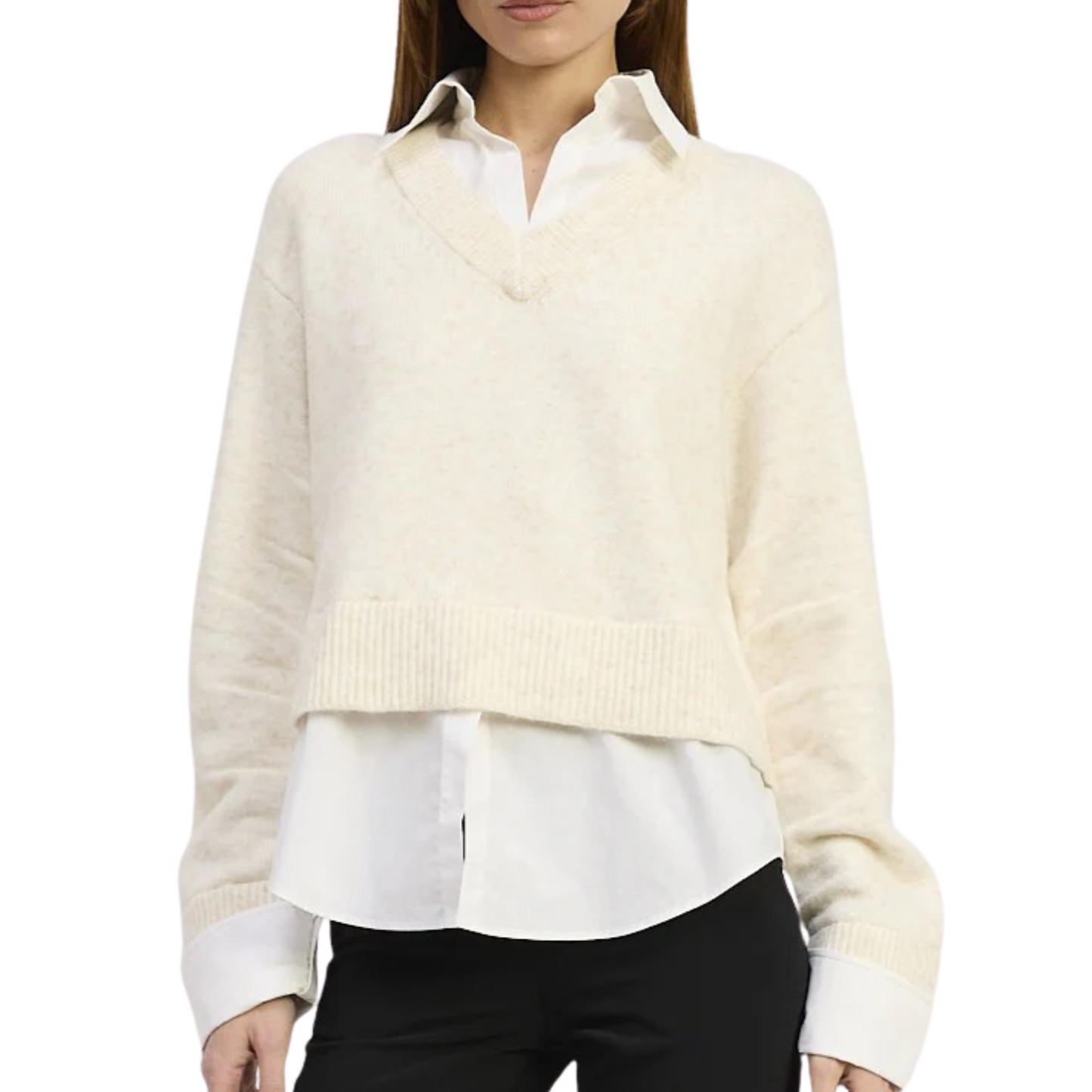 maya layered sweater