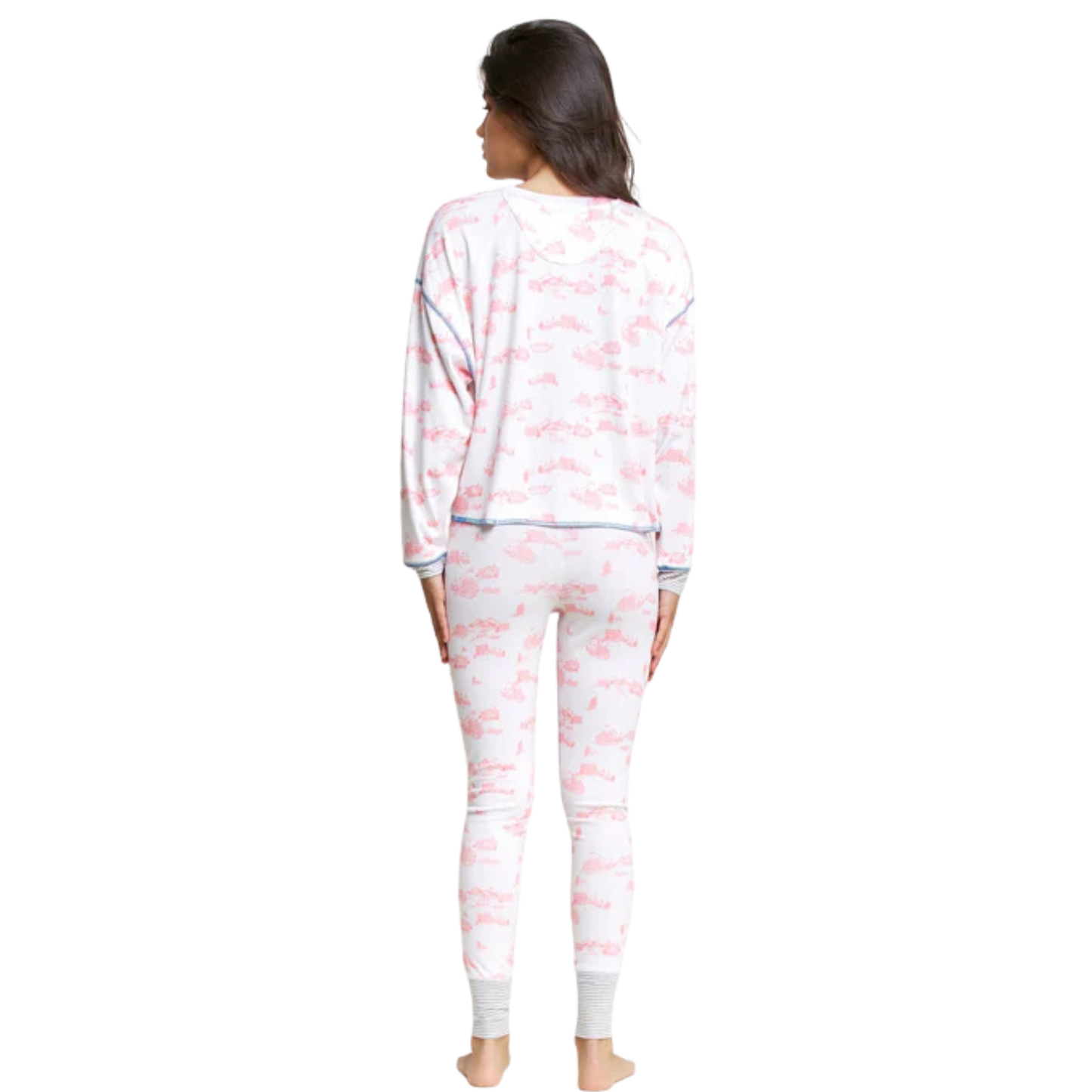 holiday henley pj set