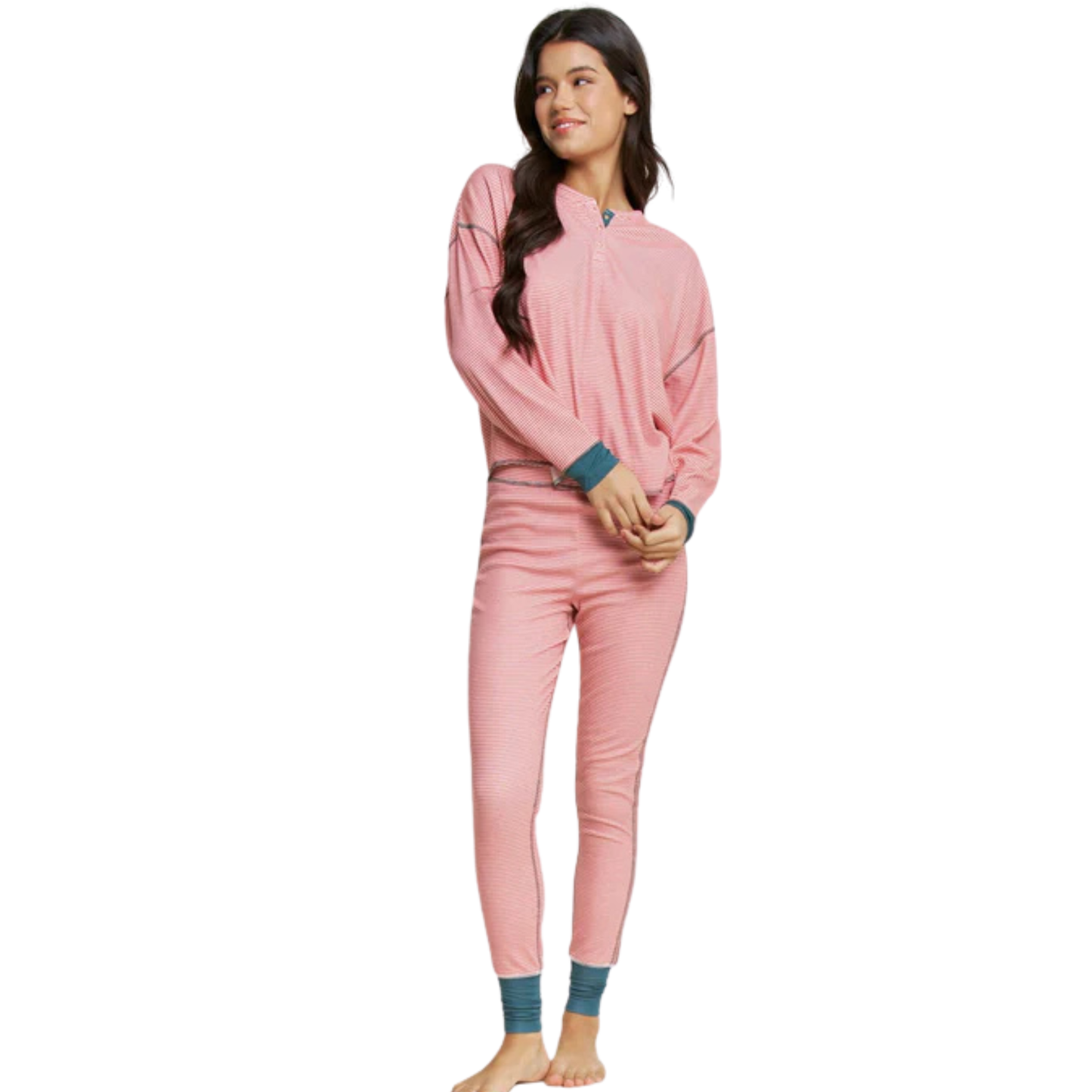 holiday henley pj set