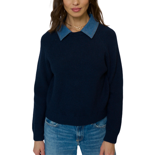 dash denim pullover