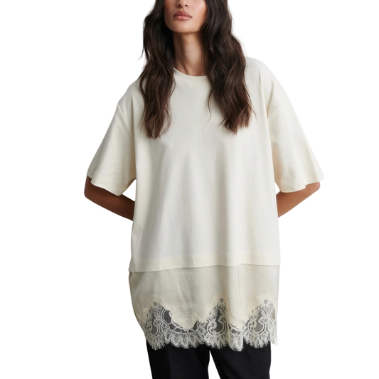 vaccara lace tee
