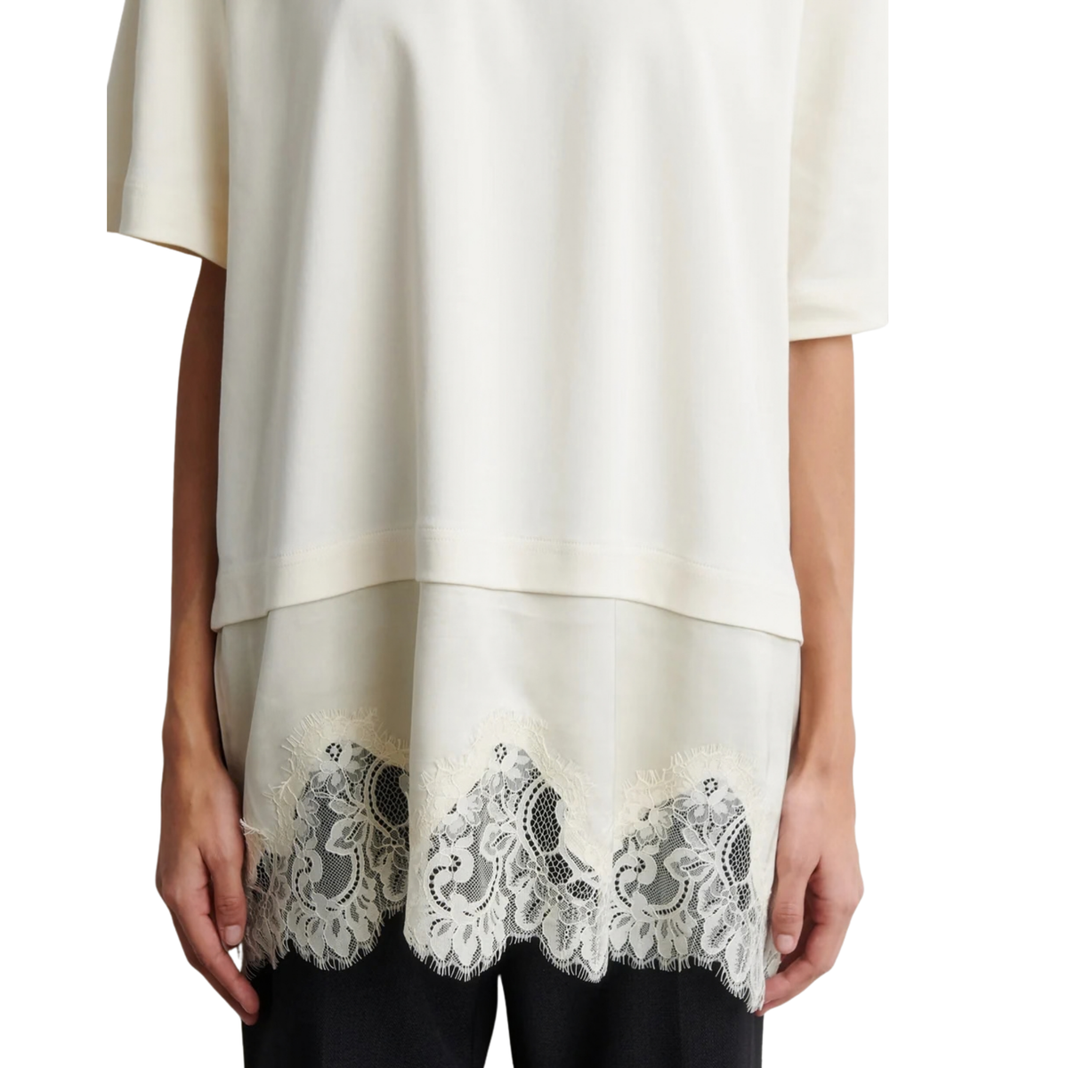 vaccara lace tee
