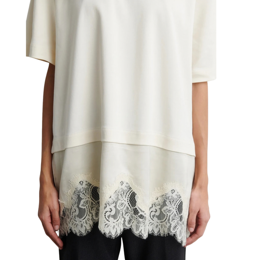 vaccara lace tee