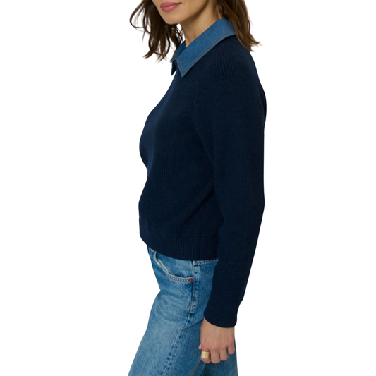 dash denim pullover