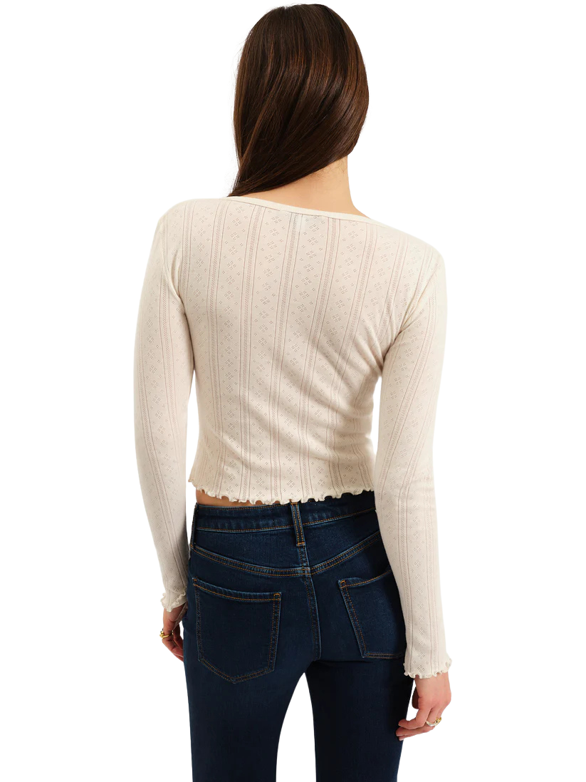 bunny pointelle henley