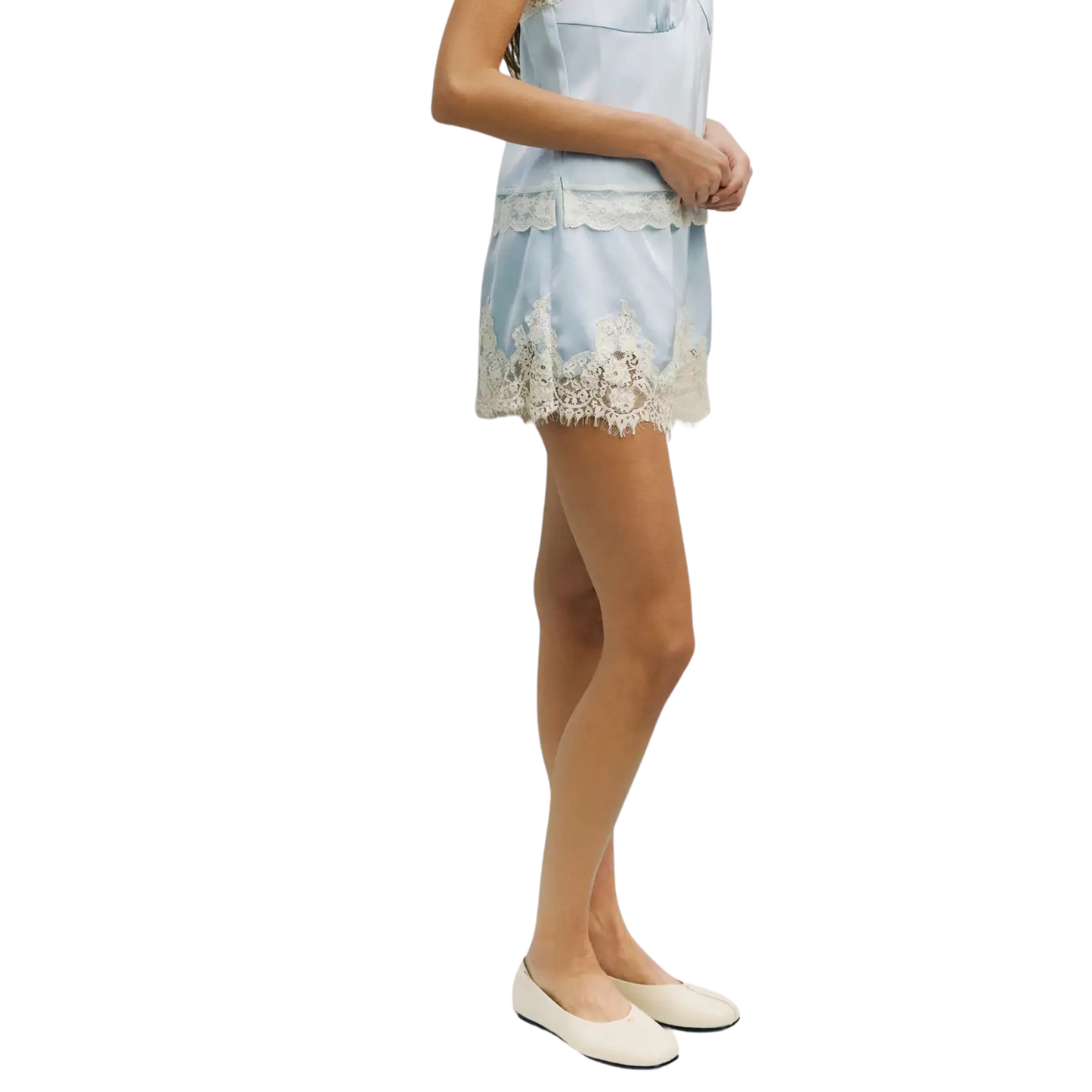 sera satin shorts
