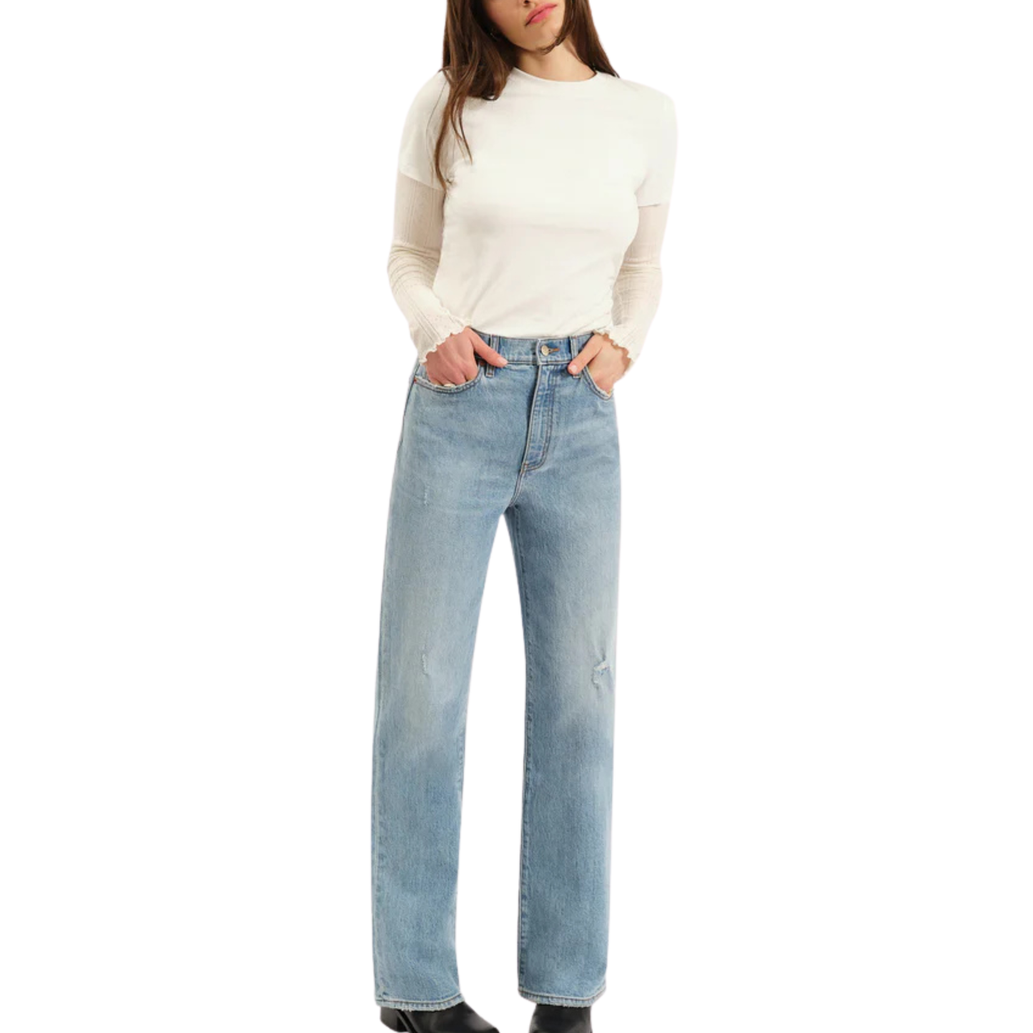 city straight jean