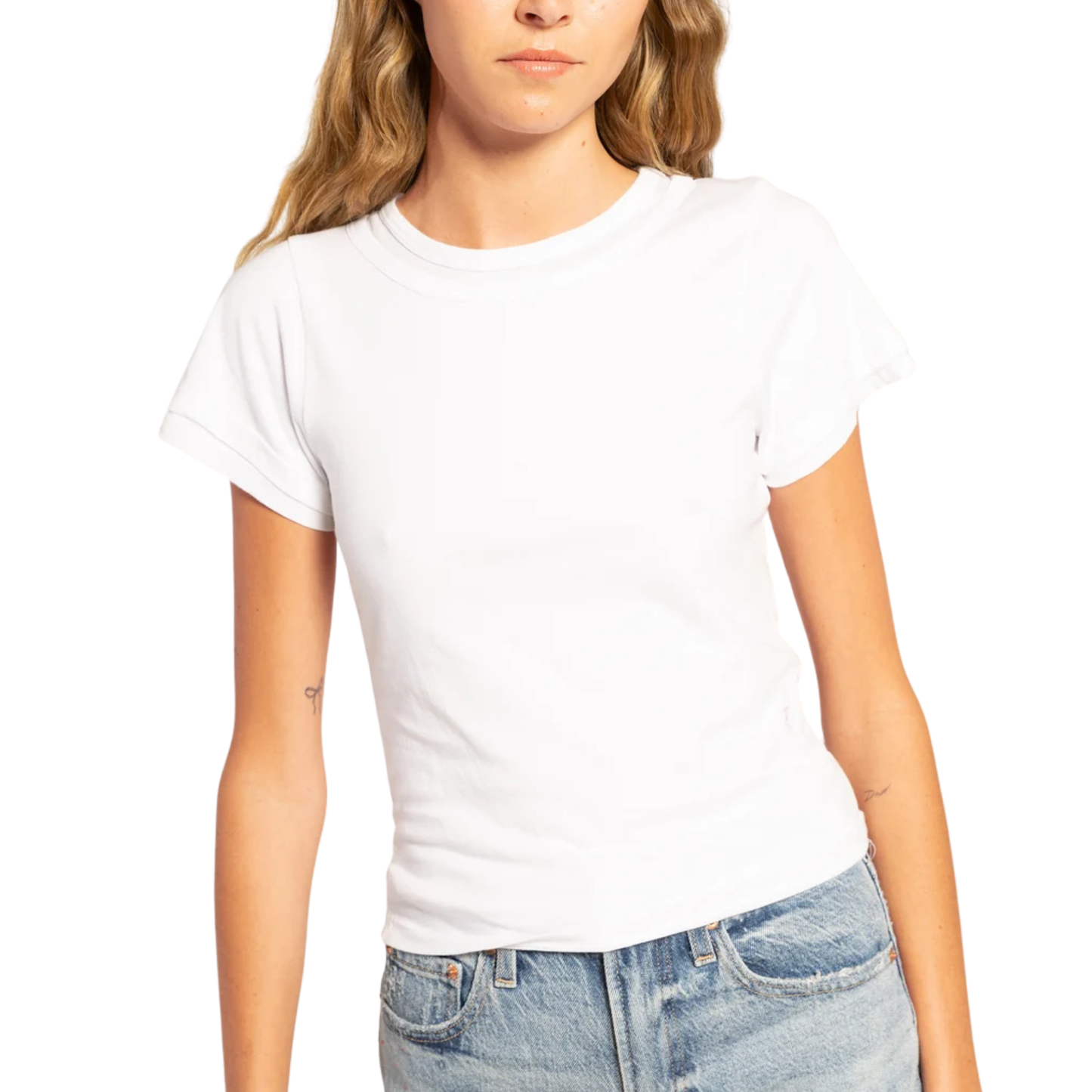 violet layer tee