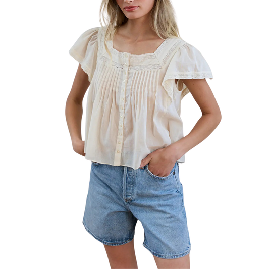 pintuck blouse