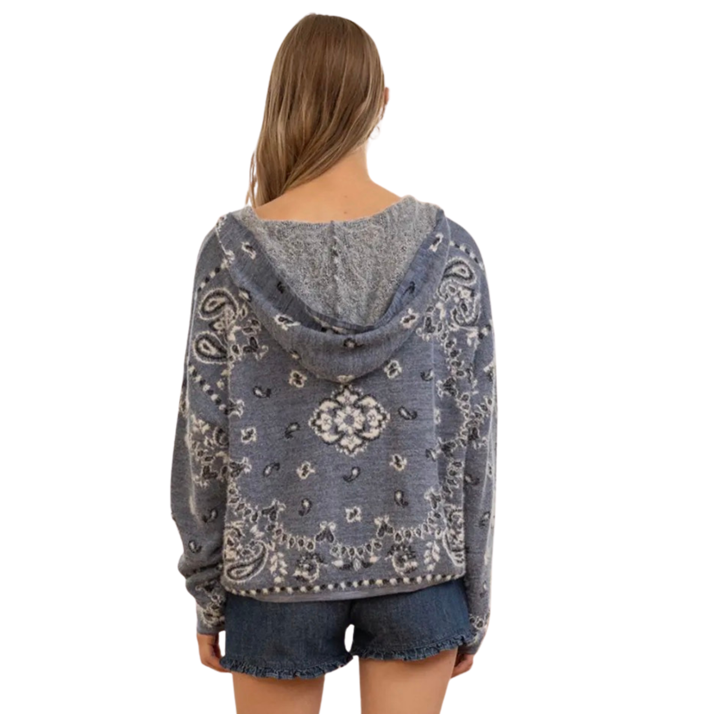 paisley cardigan
