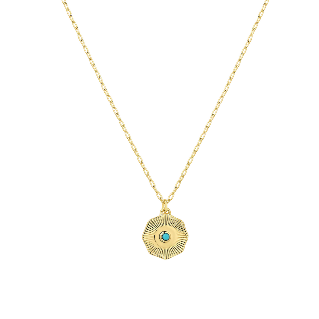 birthstone coin necklace