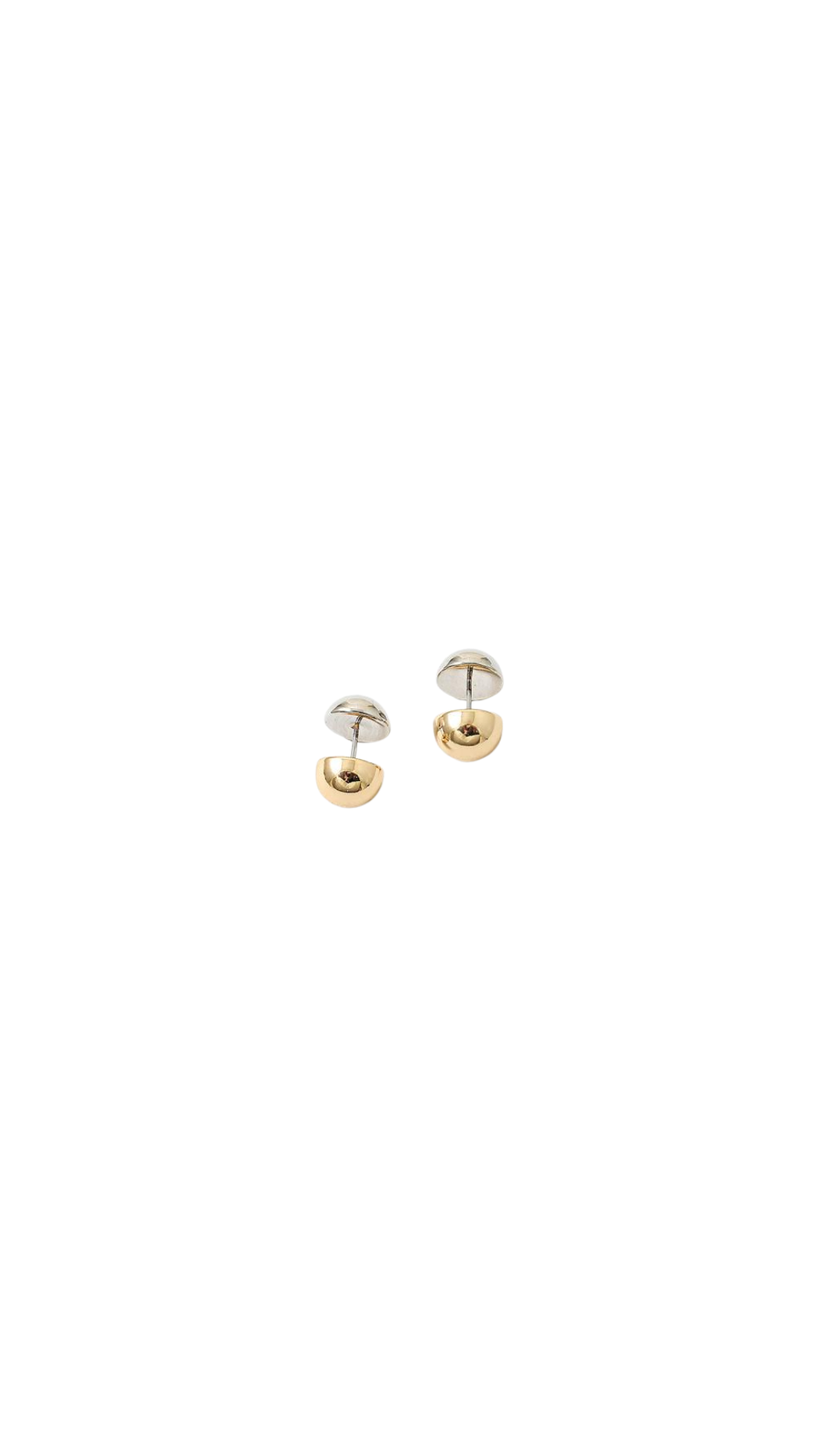 mixed stud earrings