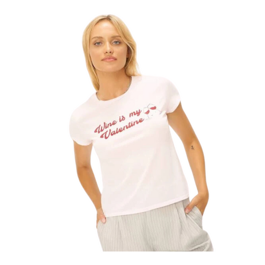 wine valentine tee